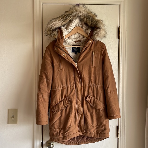American Eagle Outfitters Jackets & Blazers - American Eagle Brown coat Small